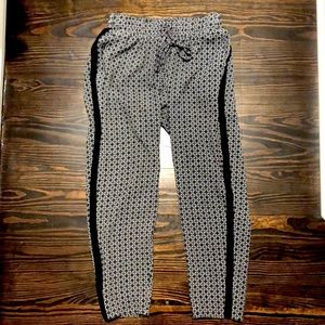 Noir tie waist band business casual pants